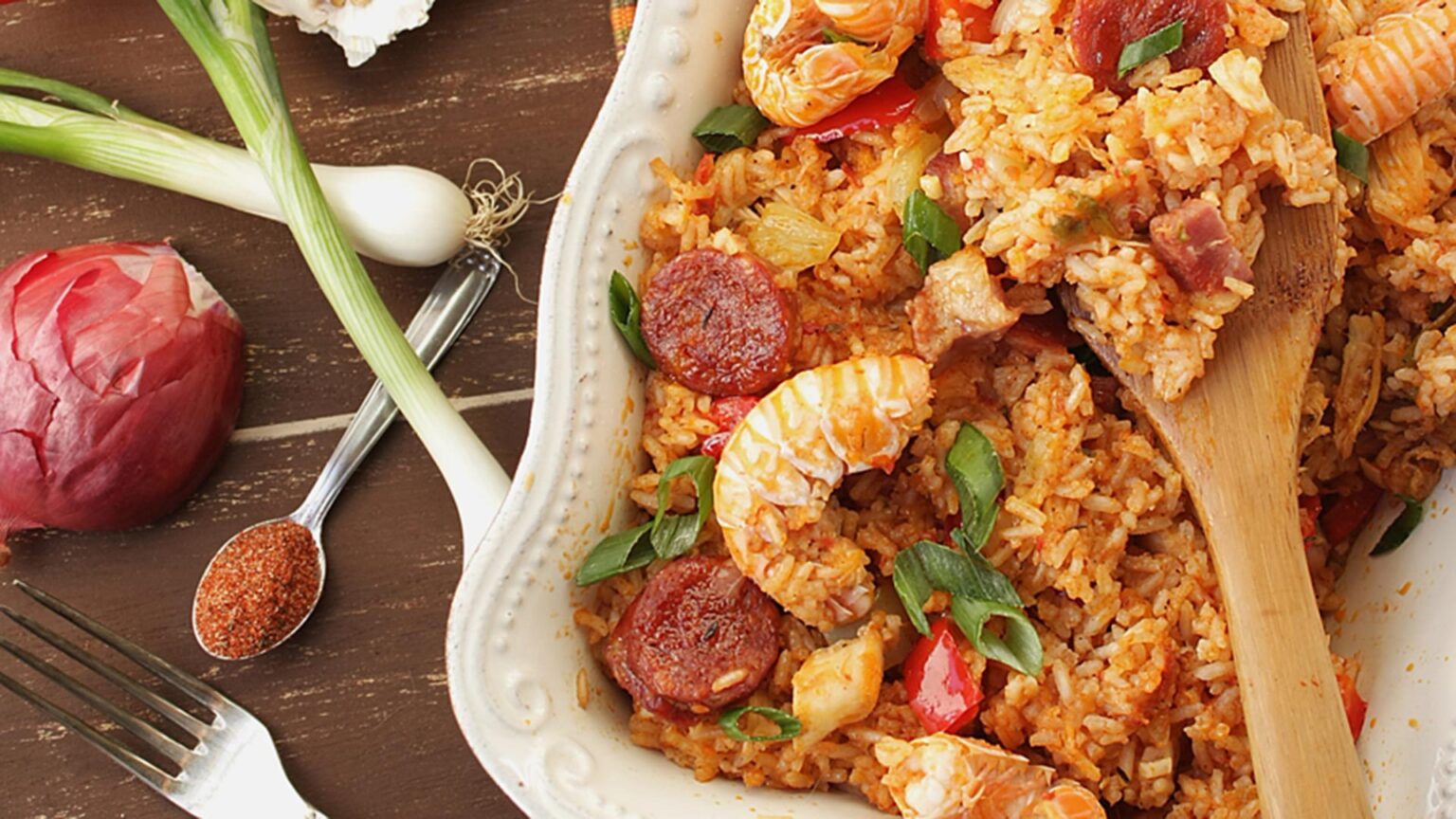 Jambalaya s chorizo