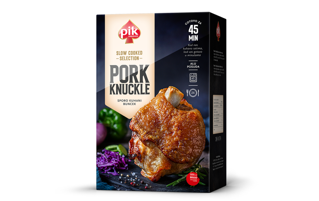PIK SLOW COOKED SELECTION Buncek, rebarca, trgana svinjetina i