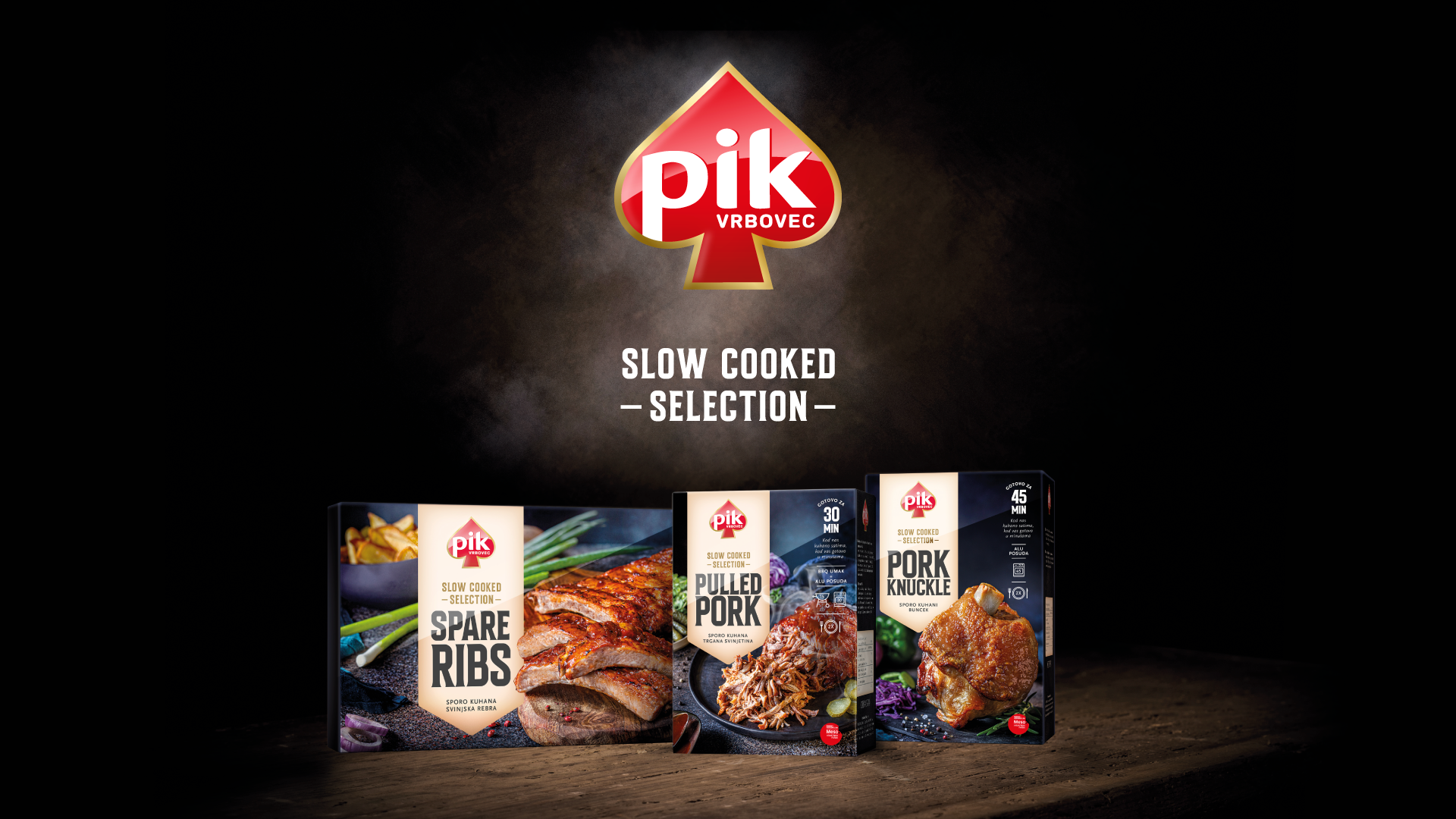 PIK SLOW COOKED SELECTION: Buncek, rebarca i trgana svinjetina gotovi u minutama!