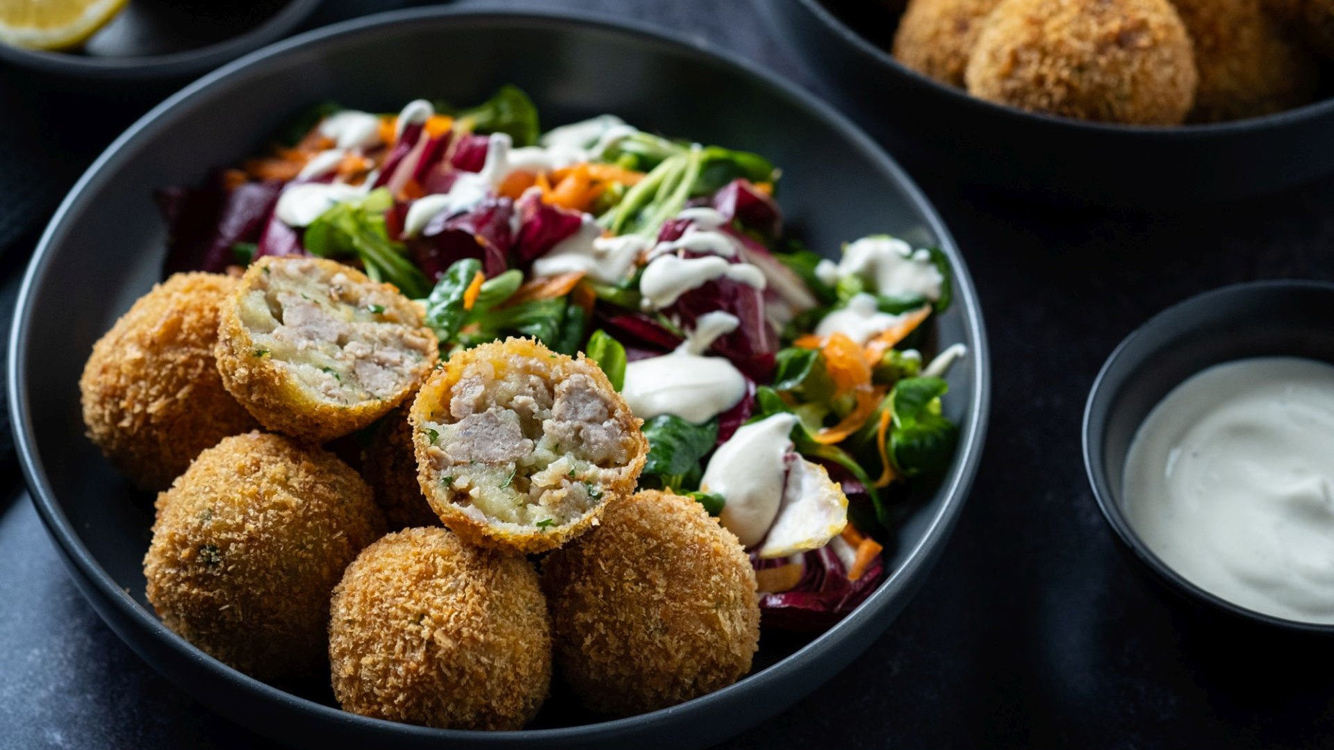Kroketi od pečenice i krumpira u Panko mrvicama