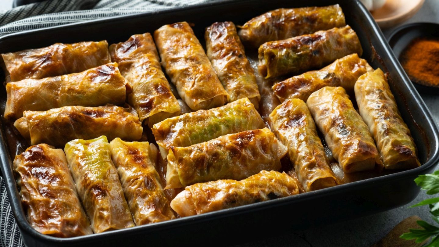 Zapečene ljetne sarmice od slatkog kupusa