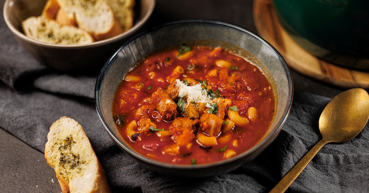 Minestrone s kobasicom